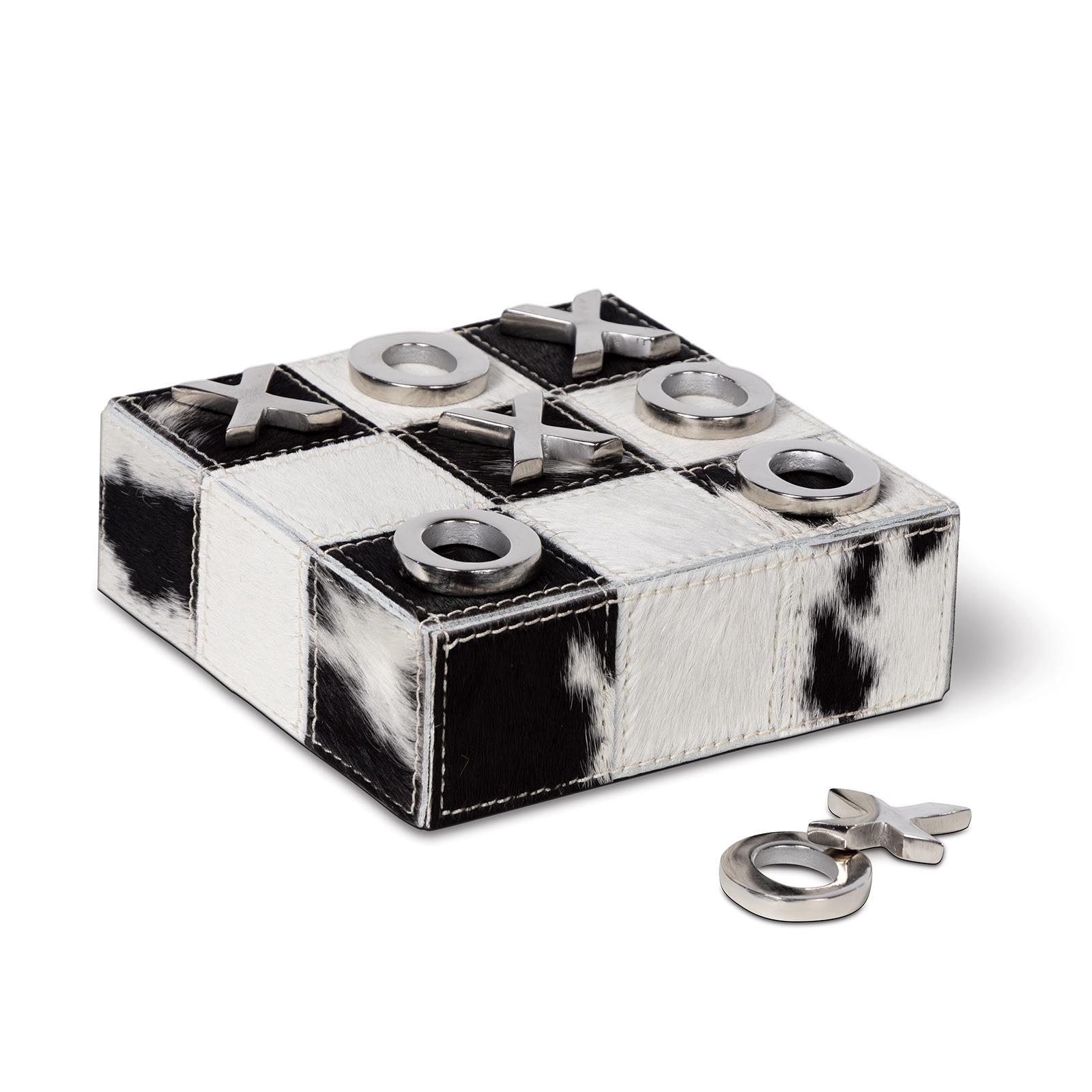 新品トレイ2枚セットモノトーンジオメトリック柄ー15％OFF Lucky Tic Tac Toe Board | Regina Andrew Detroit